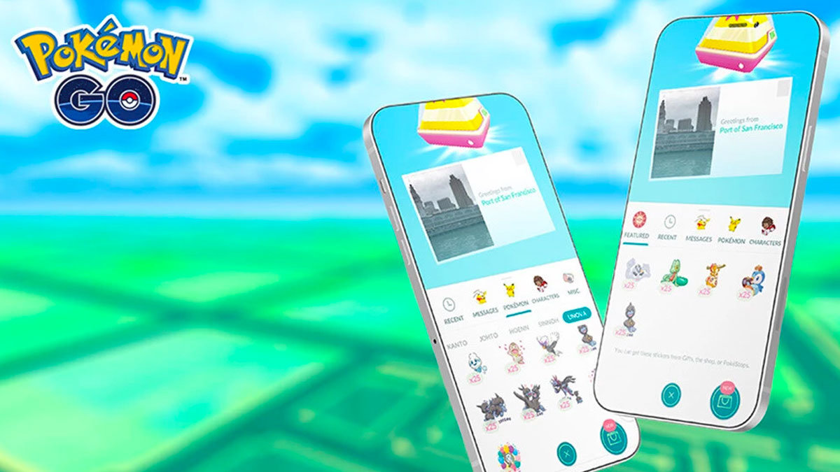 La desarrolladora de Pokémon GO actualiza el juego para facilitar el acceso y navegación por tus pegatinas de usuario