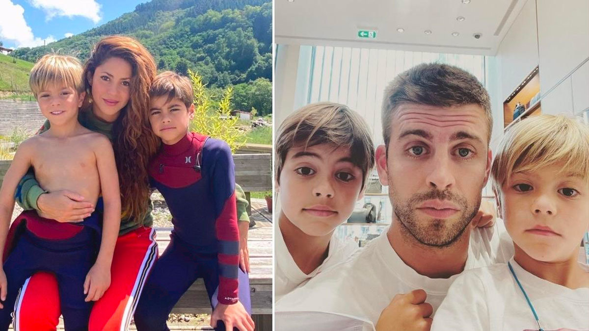 Los hijos de Shakira y Piqué, Sasha y Milán, ahora vivirán con su madre en Miami