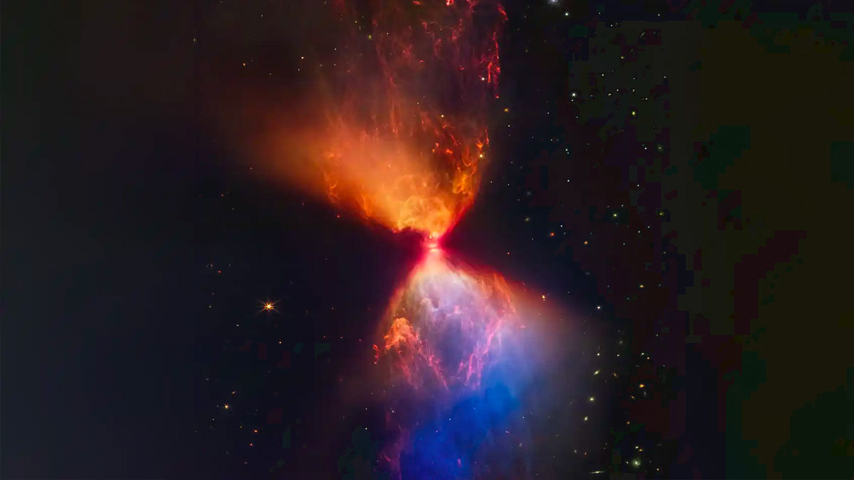 El telescopio de la NASA, James Webb, capta la impresionante imagen del nacimiento de una nueva estrella
