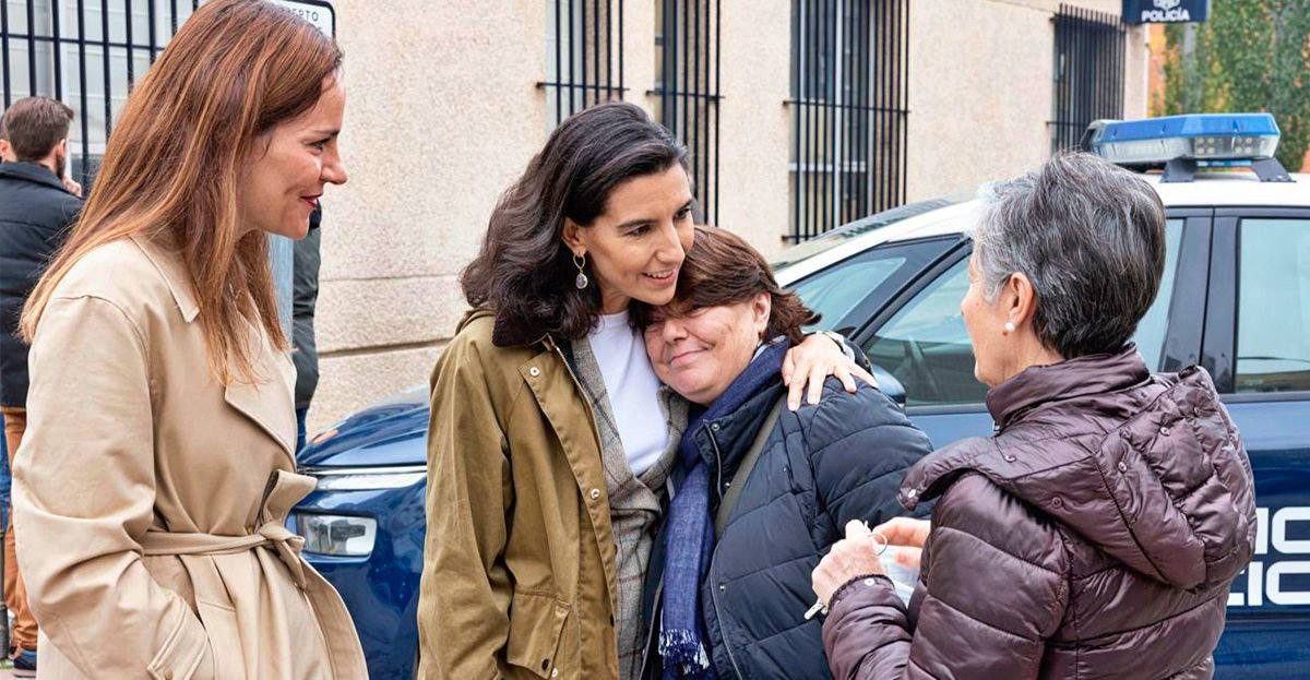 Rocío Monasterio e Isabel Pérez, portavoces de Vox, recorren Fuenlabrada