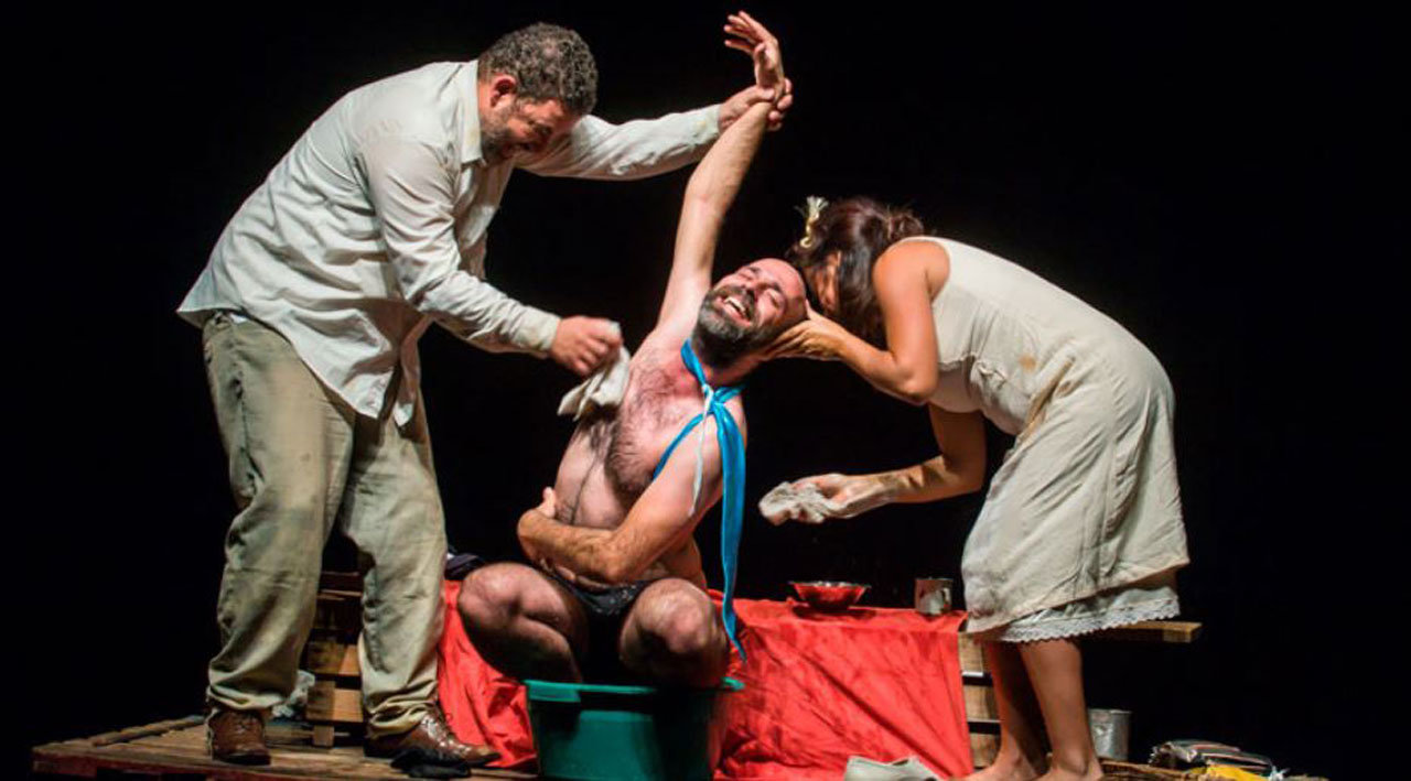 Imagen de 'A la deriva', de Ajidanha Teatro, de Idanha a Nova. Foto: Ángel Luis Hernández