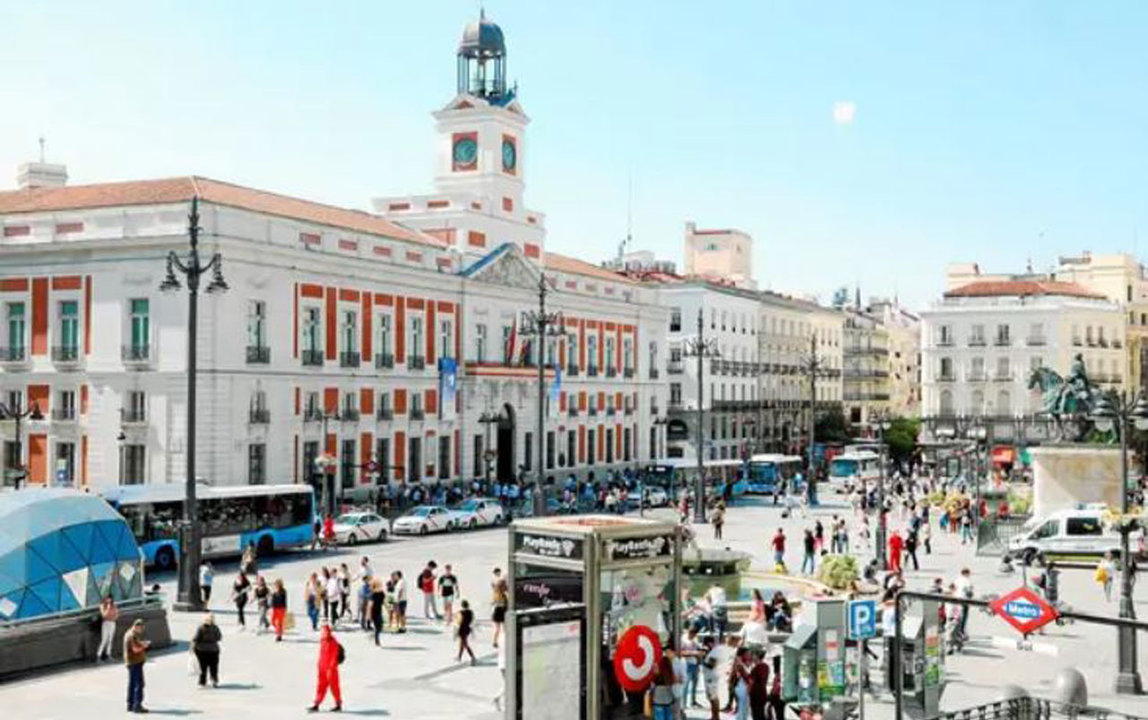 Imagen de la Puerta del Sol. Foto: Gonzalo Pérez/ La Razón