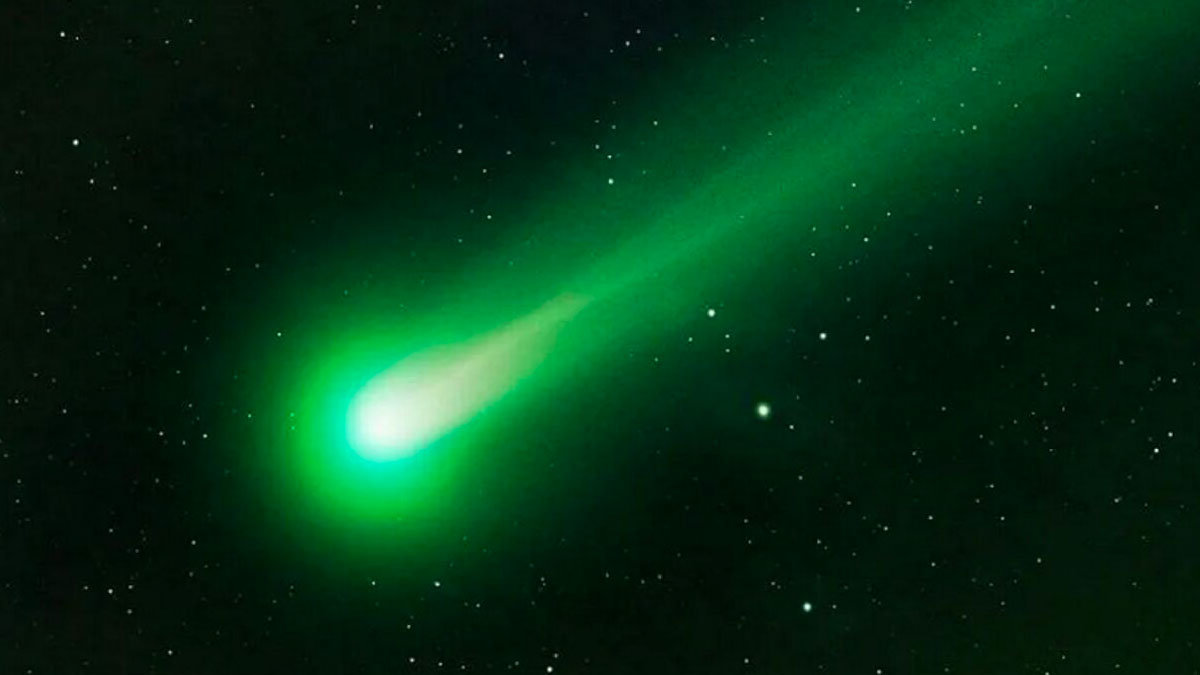 Este miércoles 1 de febrero será el día donde más cerca de la Tierra pase el famoso cometa verde