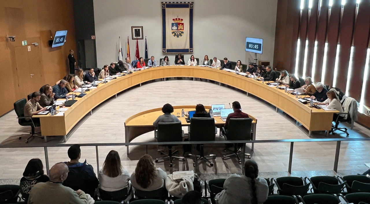 Imagen del pleno municipal de Fuenlabrada del 2 de febrero de 2023