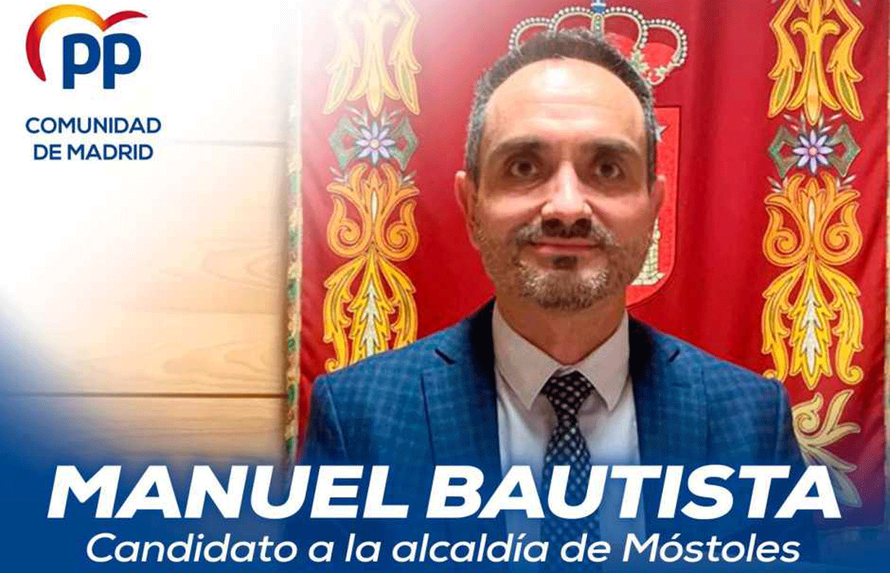 Imagen de Manuel Bautista, candidato del PP a la alcaldía de Móstoles