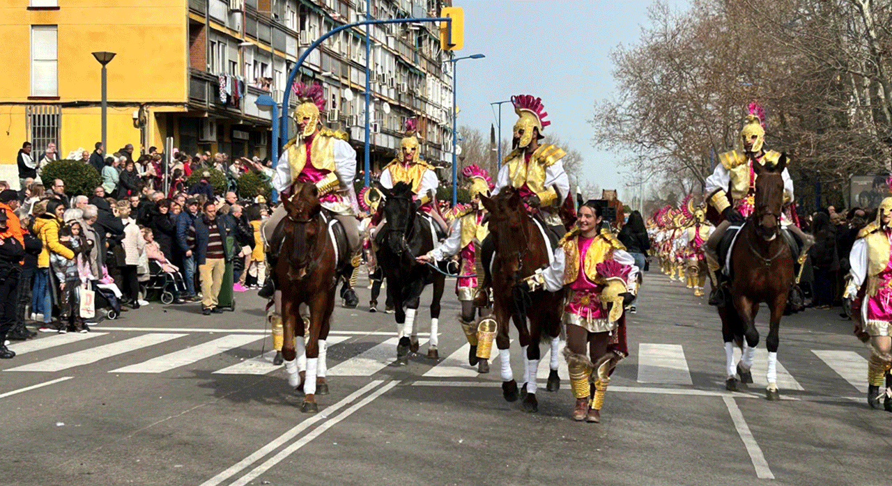 Imagen del desfile de Carnaval de Leganés