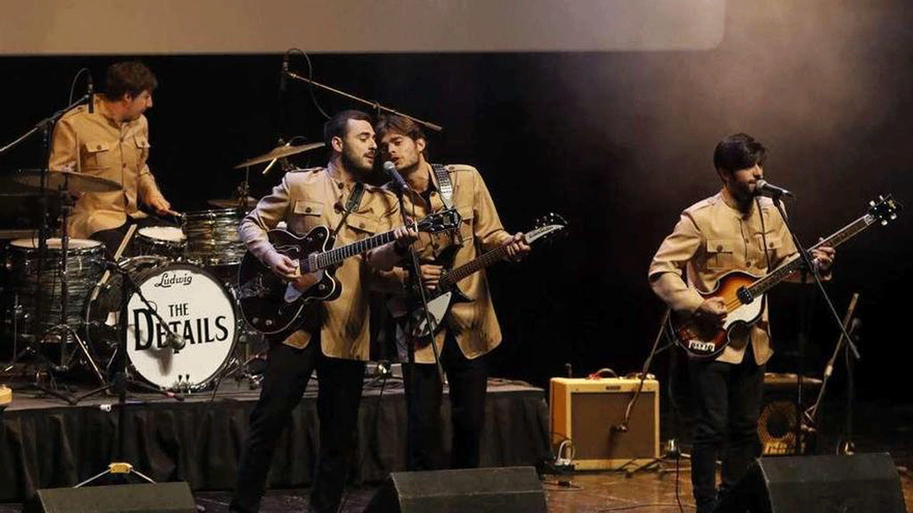 La banda The Details repasará los éxitos de The Beatles en la Casa de la Música de Fuenlabrada