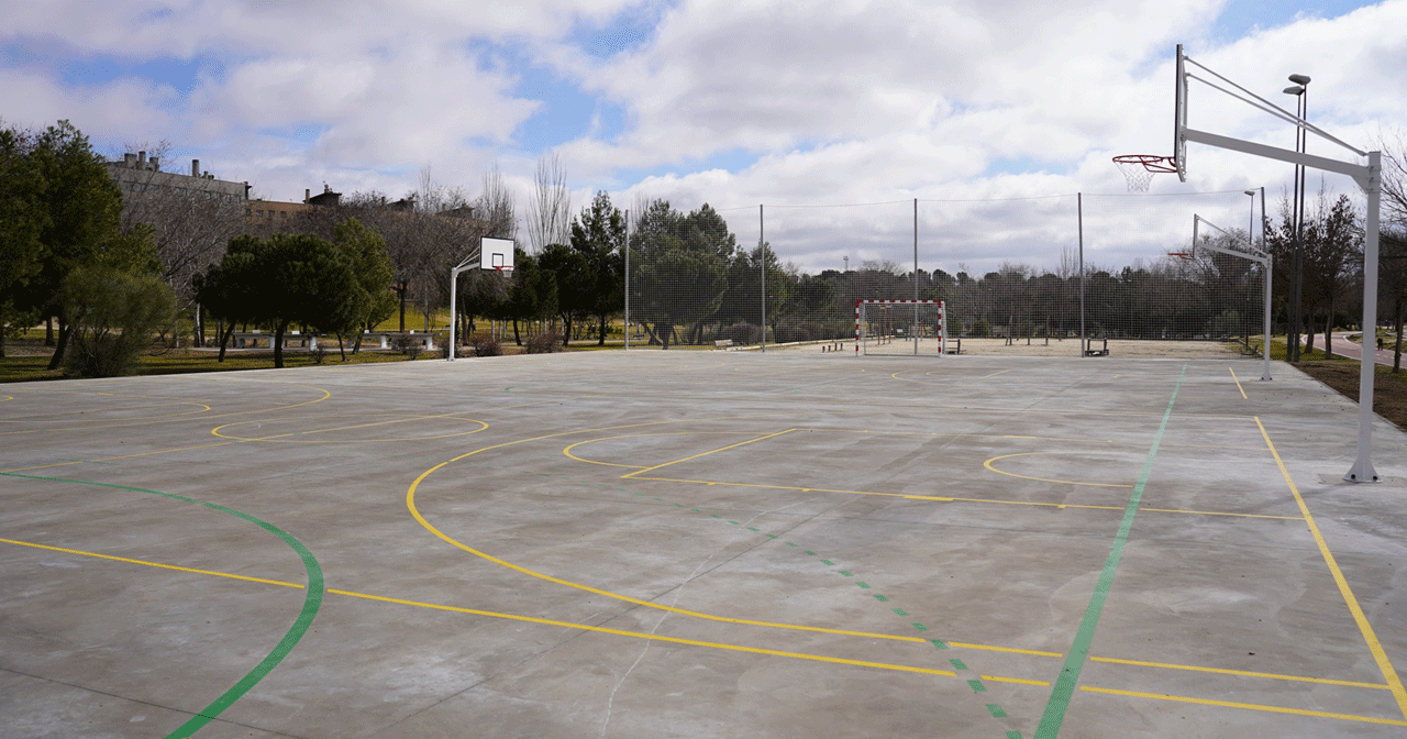 Imagen de la nueva instalación deportiva del Arroyo Culebro de Leganés