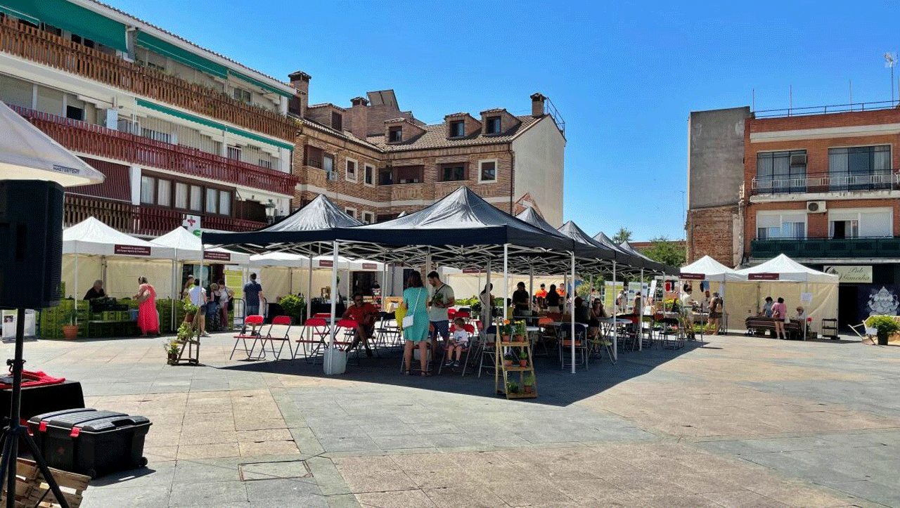 Una actividad en la Plaza de España de Fuenlabrada