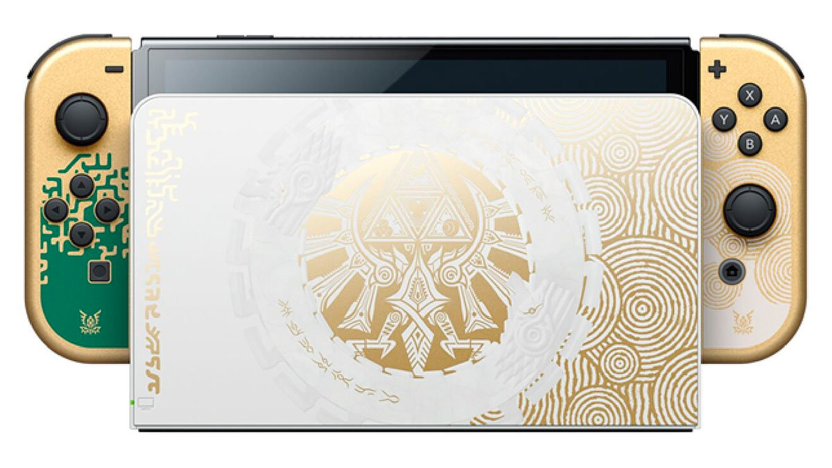 Este será el diseño de la nueva Nintendo Switch OLED inspirado en el videojuego Zelda: Tears of the Kingdom