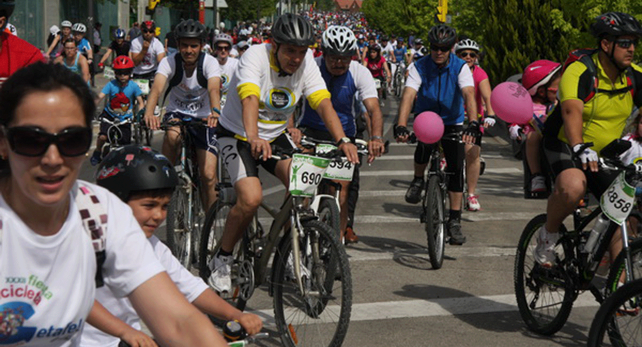 Imagen de una de las últimas ediciones de la Fiesta de la Bici de Getafe