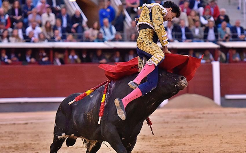 El sexto de la tarde cornea a Fco. José Espada en la corrida de San Isidro en las Ventas | mundo toro