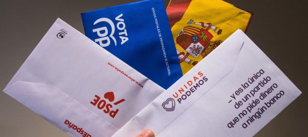 Papeletas enviadas por correo a los domicilios en las elecciones 2019 | Imagen: huffingtonpost.es