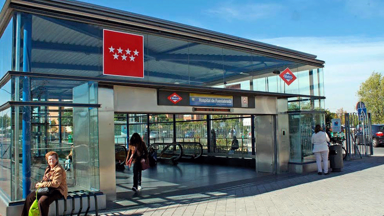 Estación de MetroSur Hospital Fuenlabrada