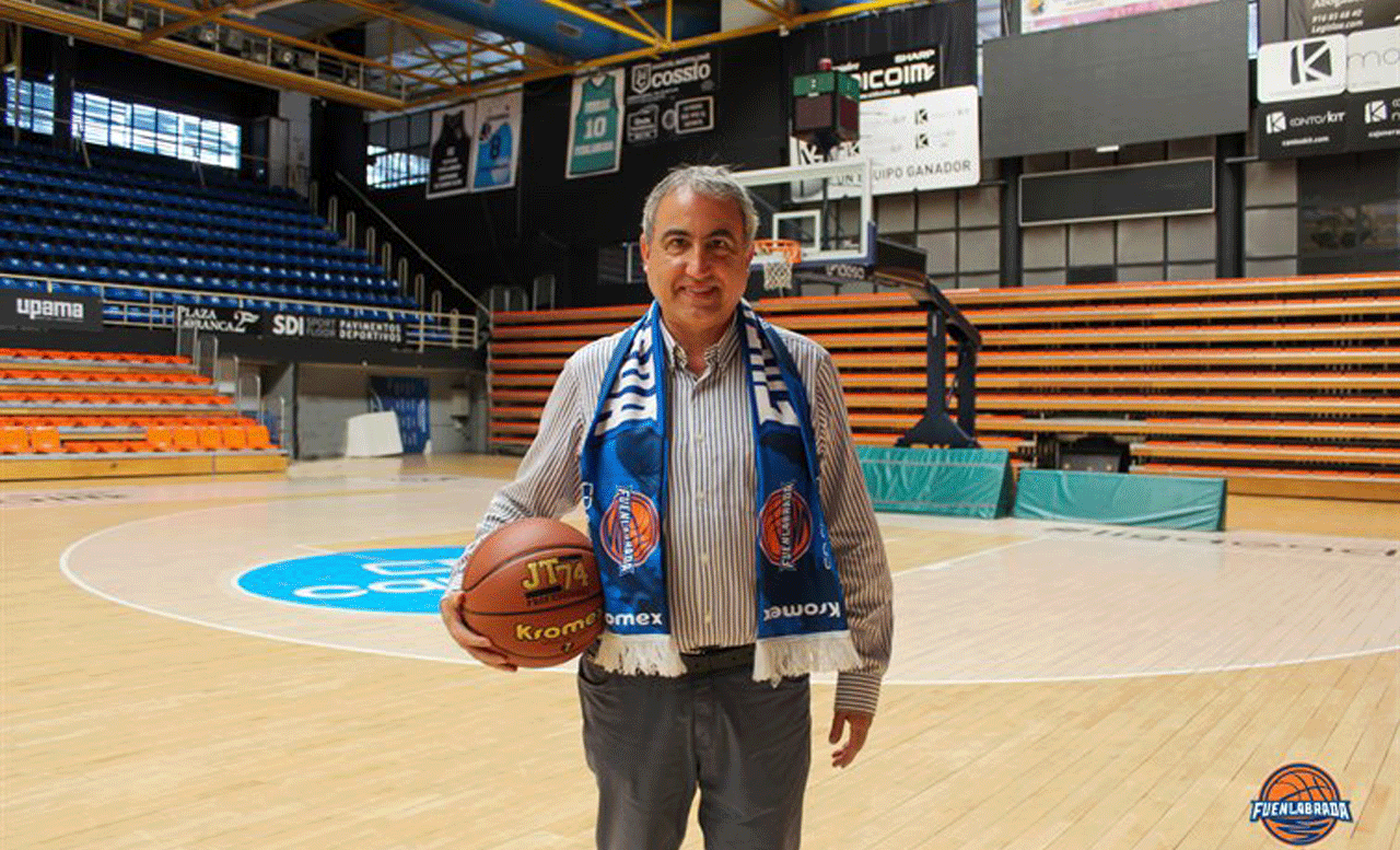 Imagen del nuevo presidente del Baloncesto Fuenlabrada, Germán Cea