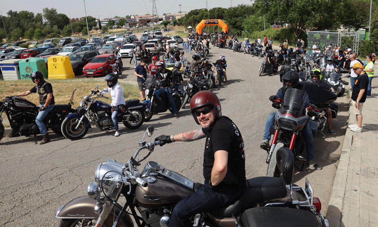 Imagen de la concentración de motos en el HDC Rocking Fest, celebrado el año pasado