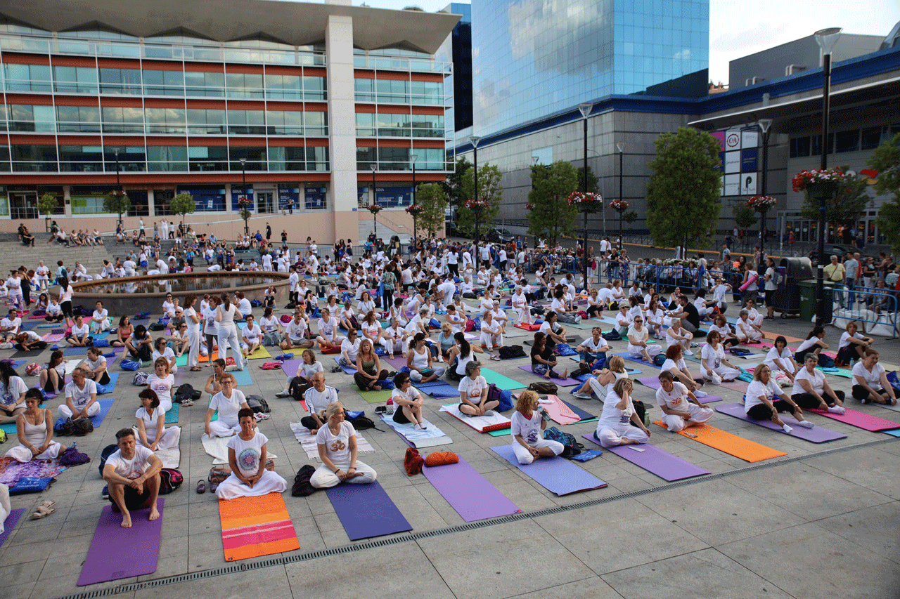 Imagen de la Exhibición de Yoga en Fuenlabrada en 2022