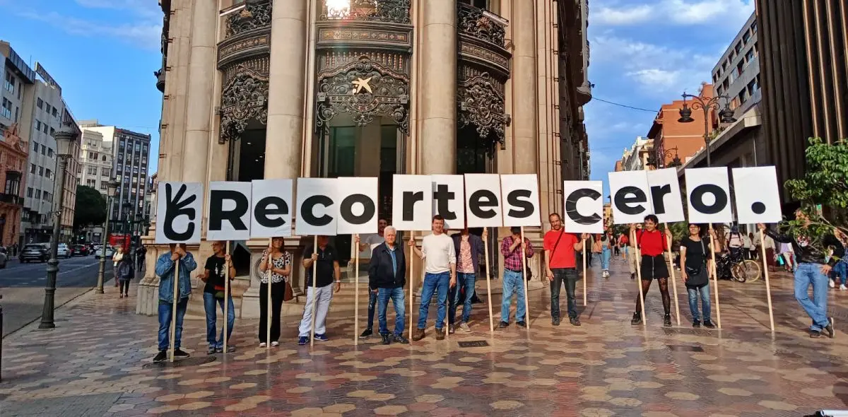 Acto reciente de Recortes Cero