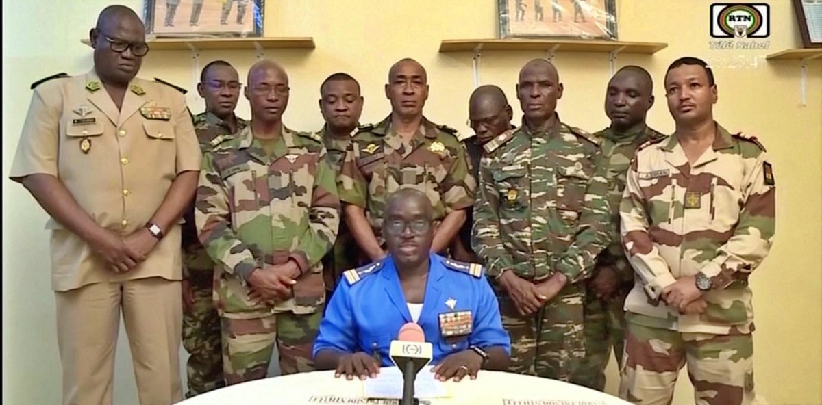 El coronel mayor Amadou y la Junta militar, tras el golpe de estado en Niger | Agencias