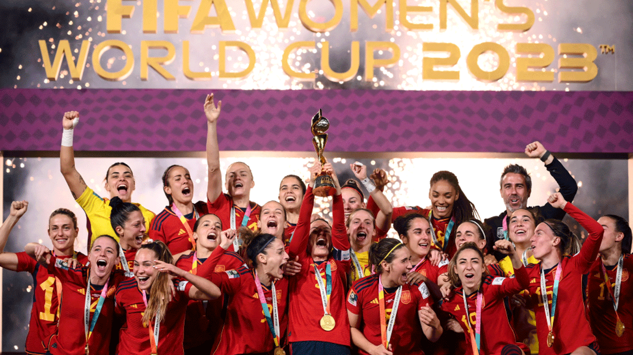 La Selección Española de Fútbol Femenino campeonas del mundo