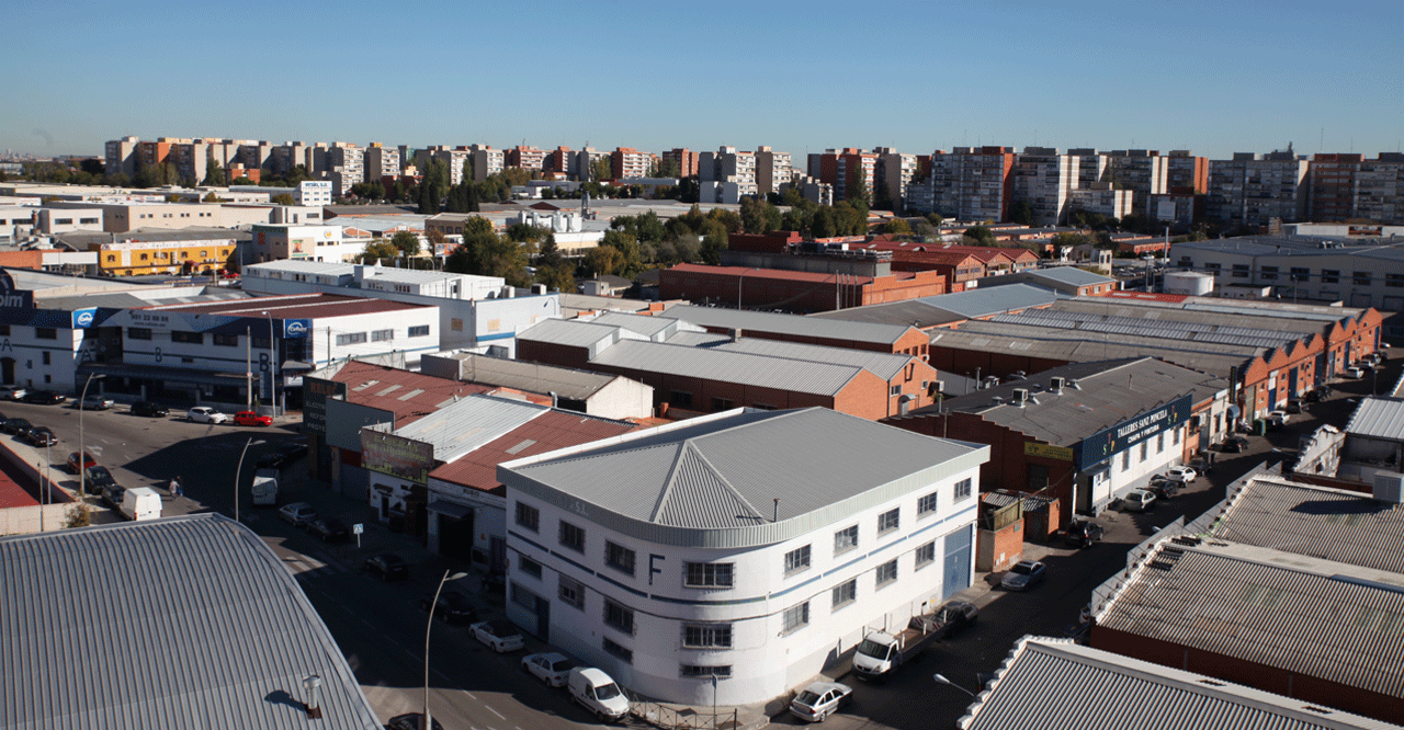 Imagen de uno de los polígonos industriales de Fuenlabrada beneficiados por el Consistorio
