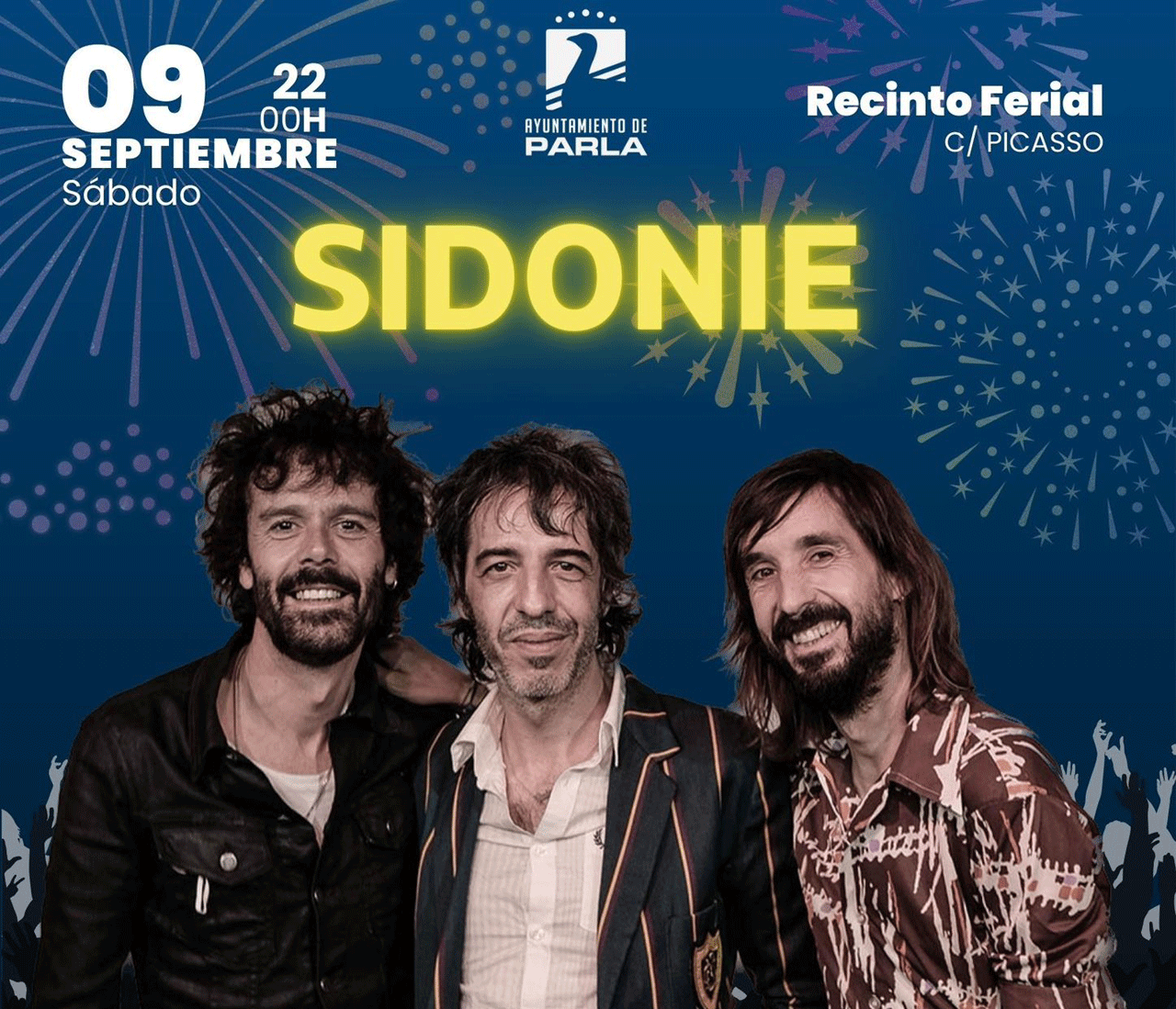 La banda Sidonie actuará en las Fiestas Patronales de Parla