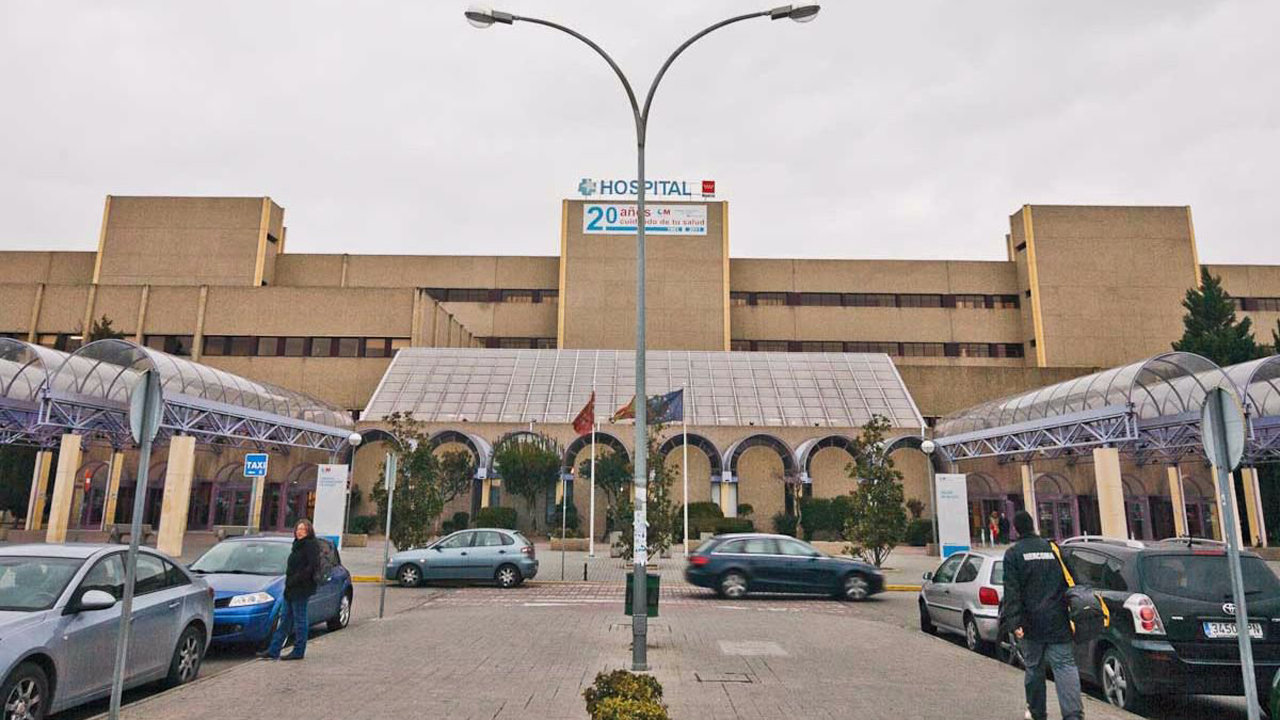 Fachada exterior del Hospital de Getafe