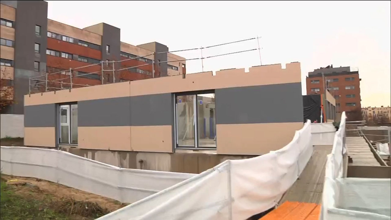Imagen de viviendas en construcción  del Plan Vive en  Alcorcón
