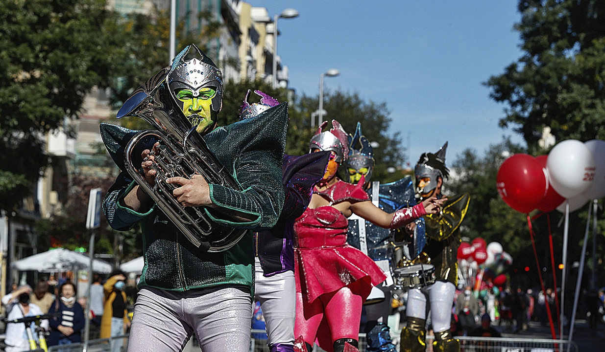 Imagen del desfile de Hispanidad 2022
