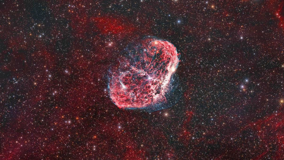 El James Webb recibe un reflejo de una galaxia lejana igual que nuestra Vía Láctea