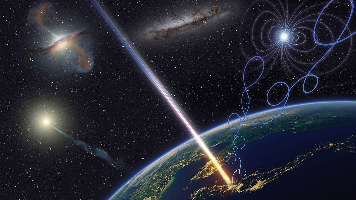 Un potente rayo de origen desconocido ha impactado contra la Tierra