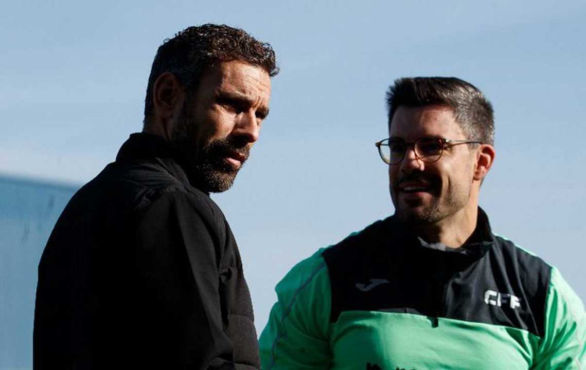 El técnico del Fuenlabrada, Carlos Martínez | CF Fuenlabrada