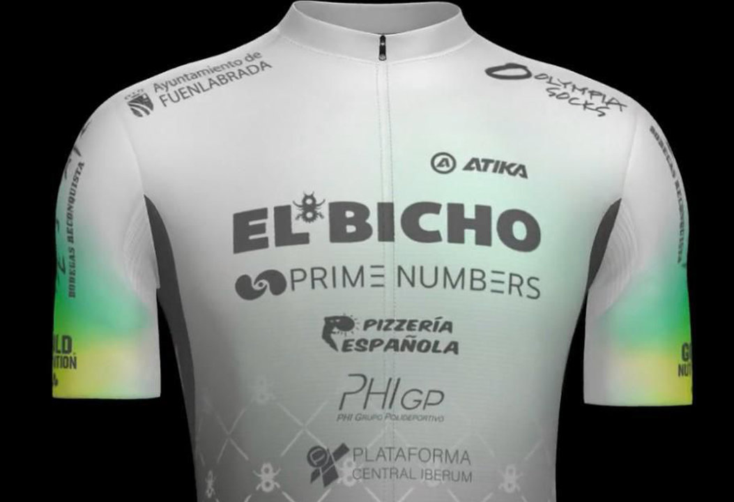 Nuevo maillot del equipo ciclista El Bicho de Fuenlabrada