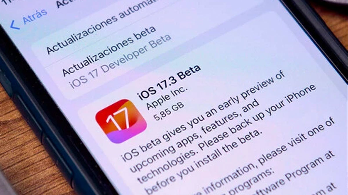 Ya puedes instalar en tu teléfono Apple el nuevo iOS 17.3