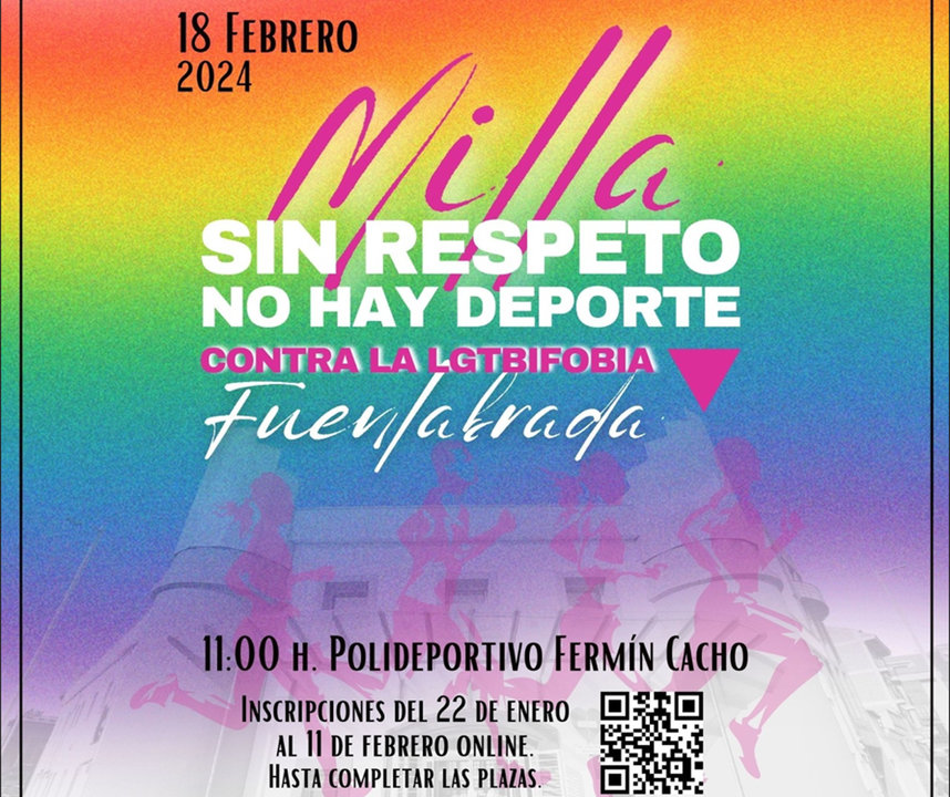 Cartel de la campaña contra la LGTBIfobia de Fuenlabrada