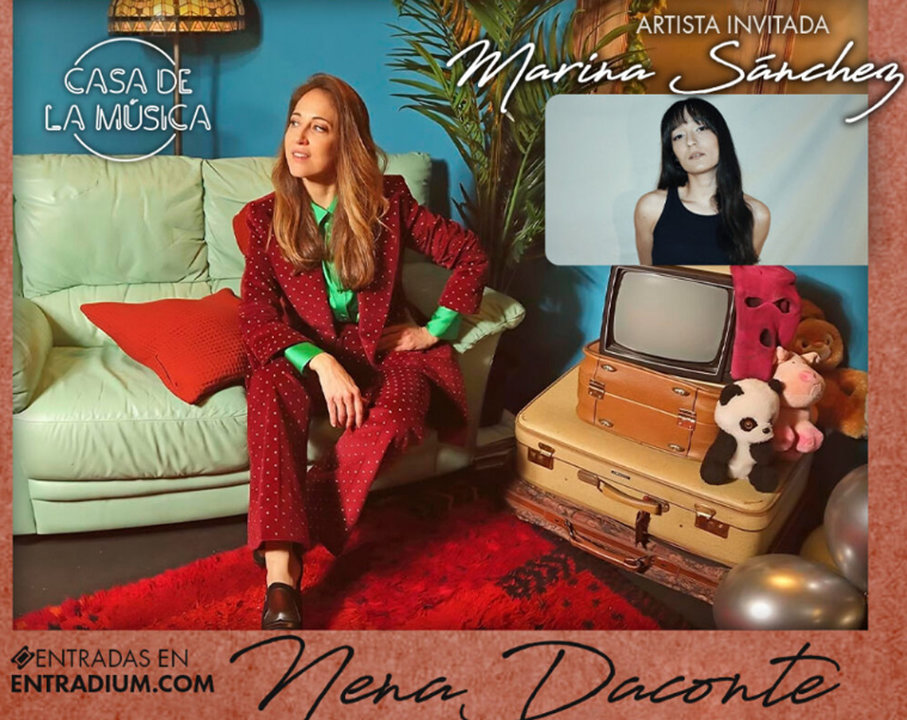 Cartel del concierto de Nena Daconte en el INVERTEST10 en Fuenlabrada