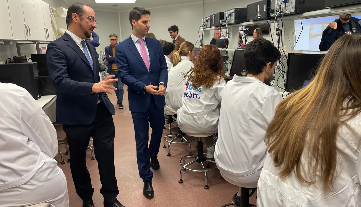 Visita del consejero Viciana al campus de Legan&eacute;s de la UC3M