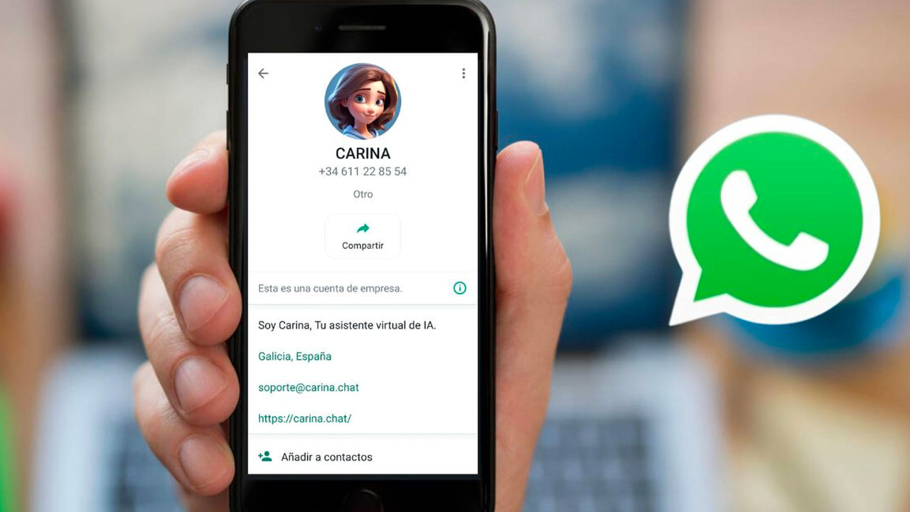 Así puedes empezar a usar Carina, la IA española que está disponible en WhatsApp