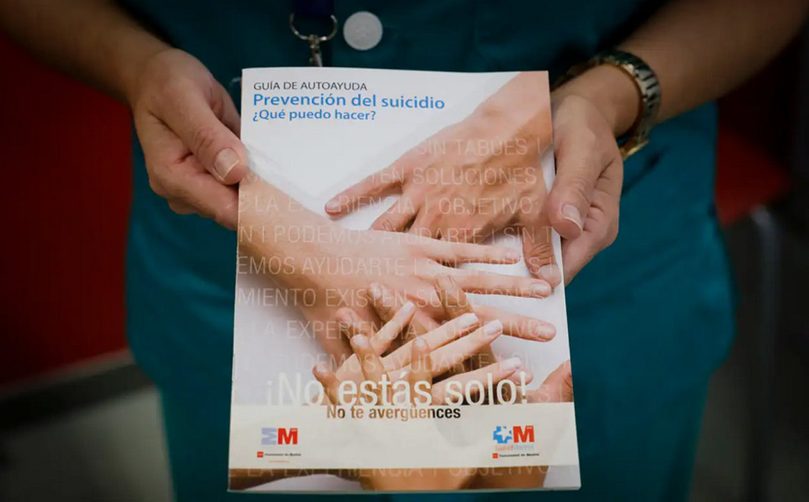 Imagen de la Guía de Prevención de Suicidios. Comunidad de Madrid