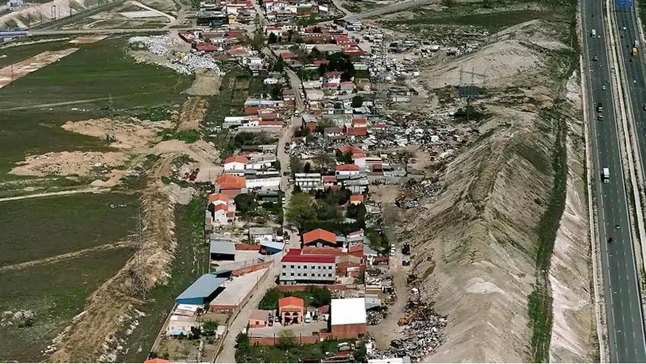 Imagen aérea de la Cañada Real Galiana