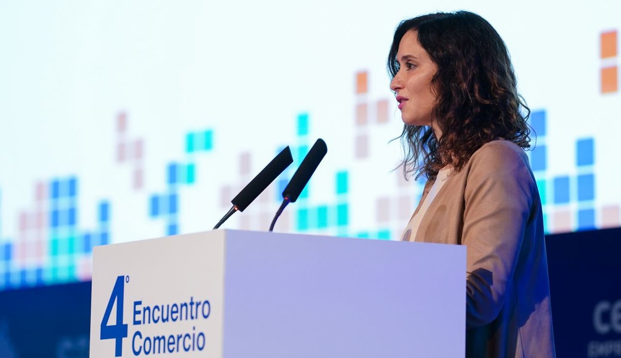 Díaz Ayuso en el IV Encuentro Anual de Comercio Organizado por la CEOE