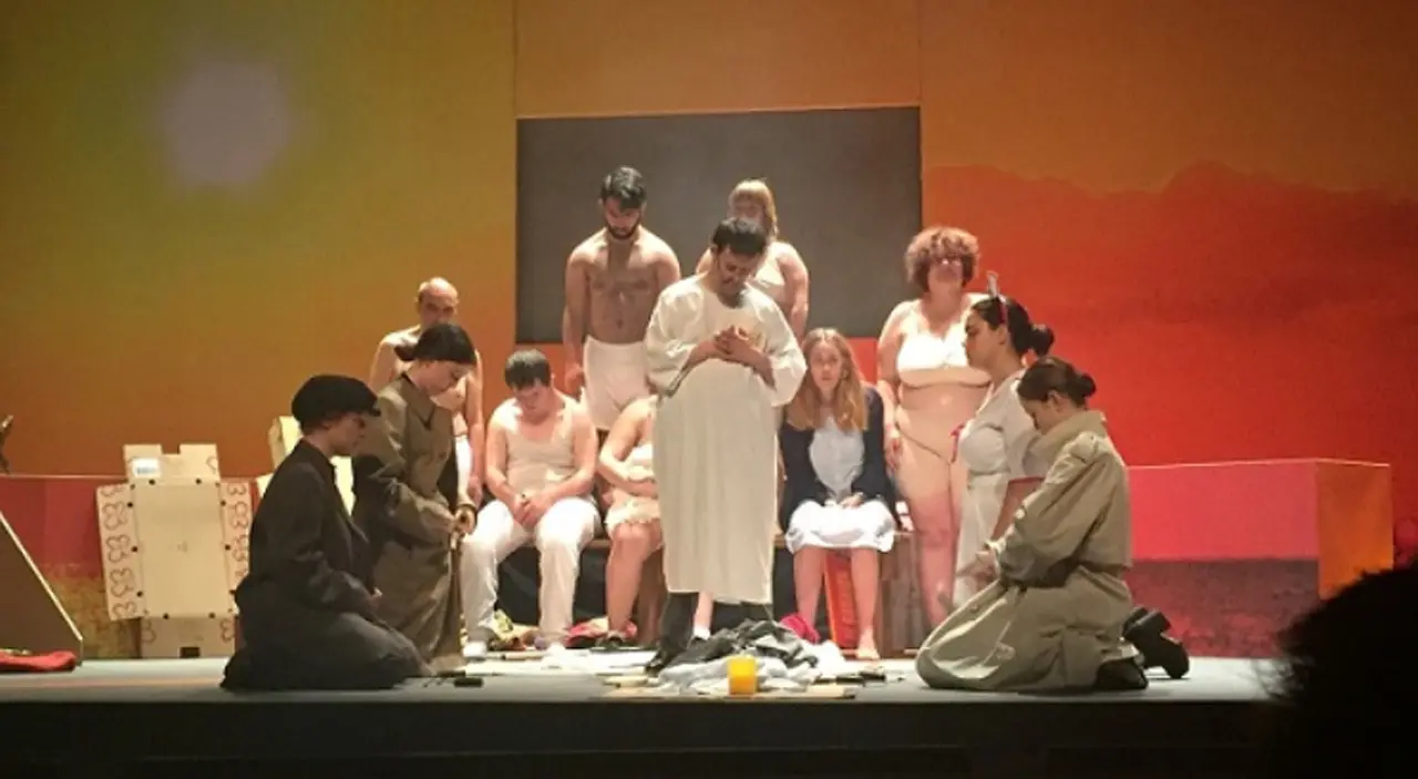 Representaci&oacute;n de &laquo;Gandula&raquo; en el Teatro Josep Carreras de Fuenlabrada. Foto: Fundaci&oacute;n AM&Aacute;S.