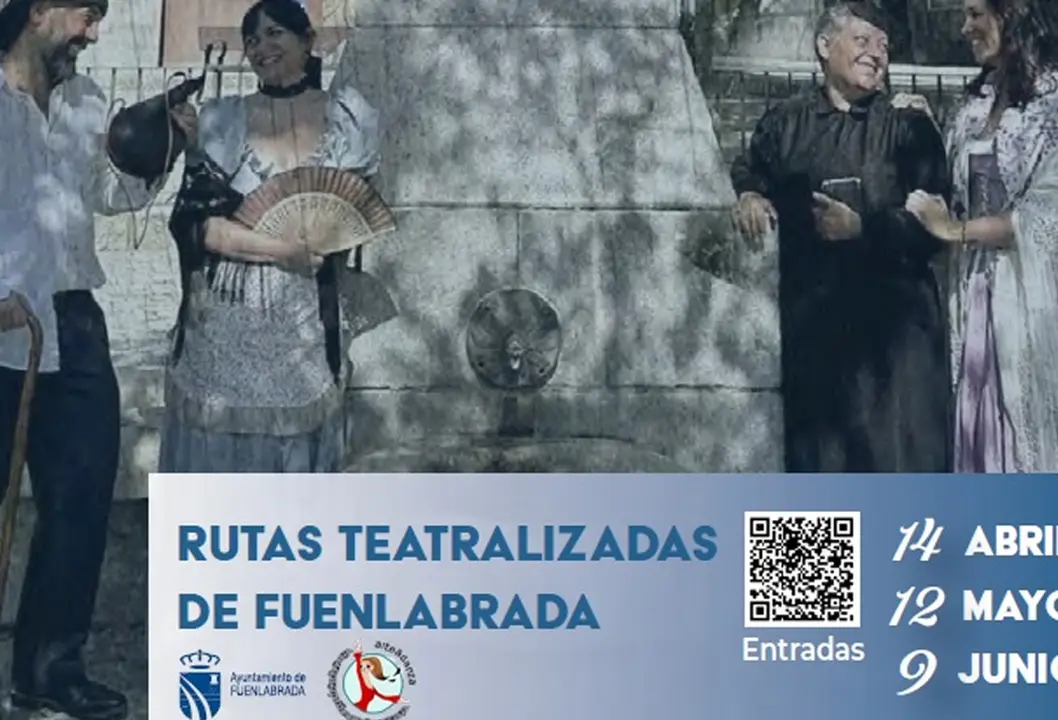 Cartel de las visitas teatralizadas de Fuenlabrada