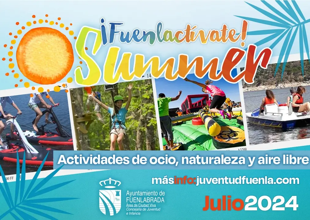Vuelven las actividades de verano en 'Fuenlact&iacute;vate Summer' 2024