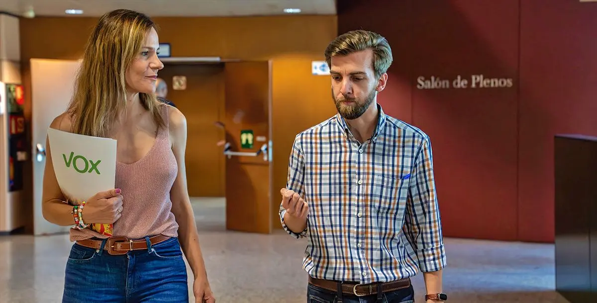 Isabel P&eacute;rez y Carlos Mart&iacute;nez, concejales de Vox en Fuenlabrada