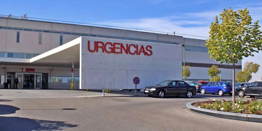 Entrada a urgencias en el Hospital de Fuenlabrada