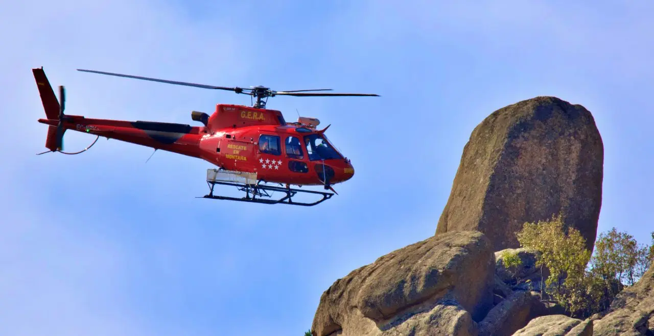 Helic&oacute;ptero de intervenci&oacute;n del Grupo Gera de la Comunidad de Madrid