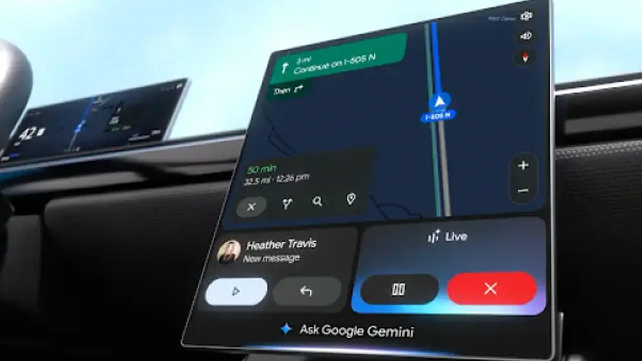 La aplicaci&oacute;n para coches tambi&eacute;n sufre cambios en su imagen | Google