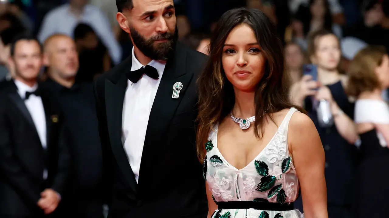 Karim Benzema y Lyna Khoudri en el Festival de Cannes | EFE