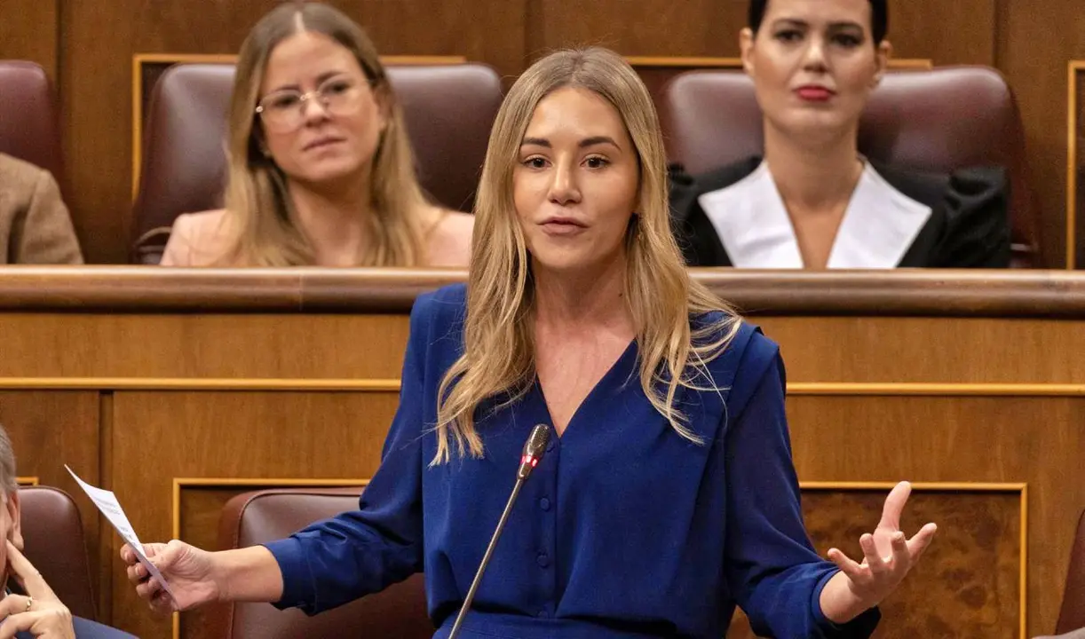 Noelia Nuñez en el Congreso | Agencias